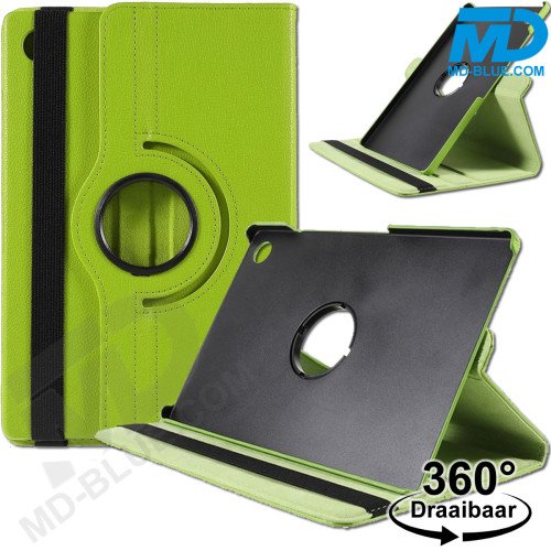 Tablet Hoes voor TAB A9 Lte - 8.7 inch - 2023 - 360° Draaibaar - Lime Groen
