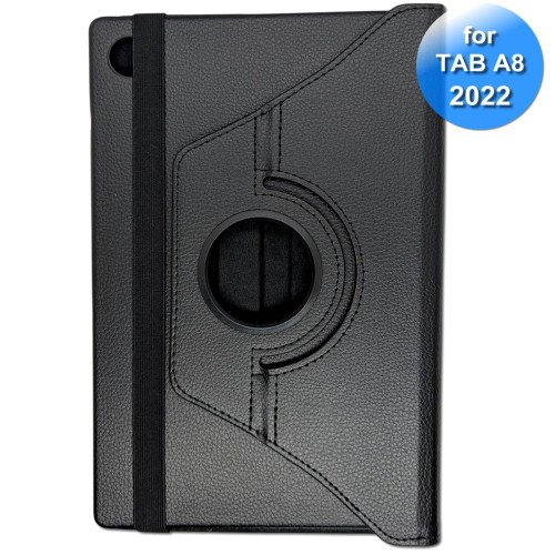 Tablet Case / Tablet Hoes tab A8 2022 - 360° Draaibaar - Zwart