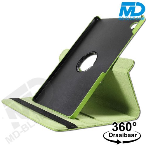 MDblue 360° Draaibare Tablethoes voor Samsung Galaxy Tab A9 Plus – Lime Groen