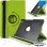 MDblue 360° Draaibare Tablethoes voor Samsung Galaxy Tab A9 Plus – Lime Groen