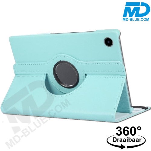 MDblue 360° Draaibare Tablethoes voor Samsung Galaxy Tab A9 Plus – Lichtblauw