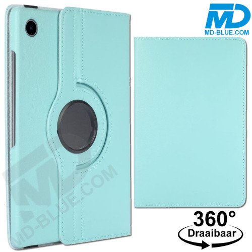 MDblue 360° Draaibare Tablethoes voor Samsung Galaxy Tab A9 Plus – Lichtblauw