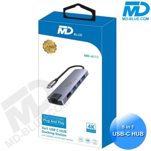 MDblue - USB HUB 5 in 1 MDblue - USB HUB 5 in 1