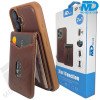 iPhone 16 Telefoonhoesje - Back Cover - Card Houder -Portemonnee - Magsafe - 2 in 1 - Bruin