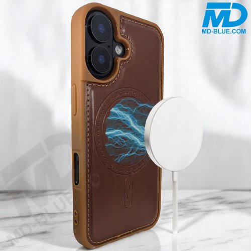 iPhone 16 Telefoonhoesje - Back Cover - Card Houder -Portemonnee - Magsafe - 2 in 1 - Bruin iPhone 16 Telefoonhoesje - Back Cover - Card Houder -Portemonnee - Magsafe - 2 in 1 - Bruin