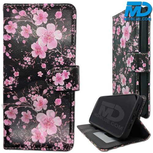 Samsung S25 Edge - Telefoonhoesje - Book Case - Bloemen