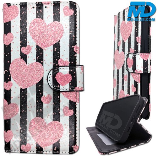 Samsung S25 Edge - Telefoonhoesje - Book Case - Hartjes