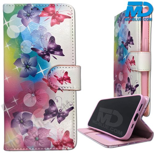Samsung S25 Edge - Telefoonhoesje - Book Case - Vlinders