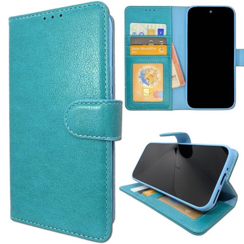 Samsung S25 Edge Book Case Telefoonhoesje - Sky Blue