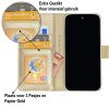 MDblue - Google Pixel 9 - Telefoonhoesje - Book Case  - Goud
