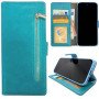 Samsung S21 Telefoonhoesjes - Book Case - Sky Blue- met rits