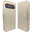 Google Pixel 9 Pro XL - Telefoonhoesje - Book Case - Goud