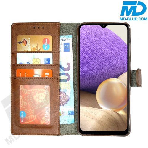 Samsung S26 Plus Telefoonhoesjes - Book Case- Bruin