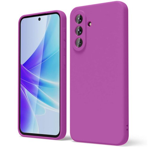 Samsung S25 Edge Siliconen hoesje Premium kwaliteit - Paars