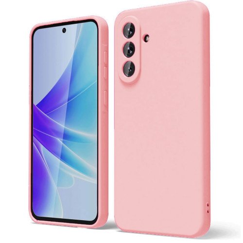 Samsung S25 Edge Siliconen hoesje Premium kwaliteit - Zalm Roze