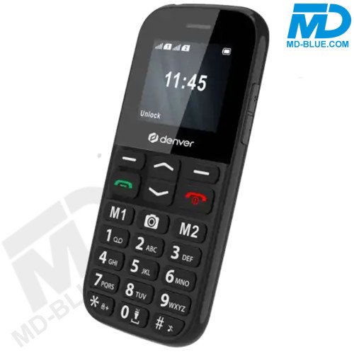 Denver Senioren Mobiele Telefoon 4G - GSM -Dual Sim - Simlockvrij - FAS18800L