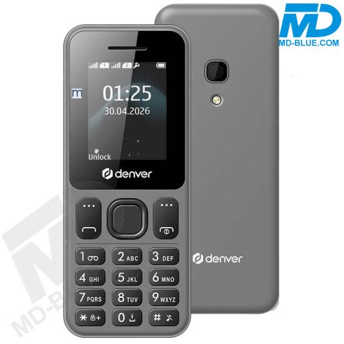 Denver Senioren Mobiele Telefoon 4G - GSM - FM Radio - Dual Sim - Simlockvrij - FAS1880L